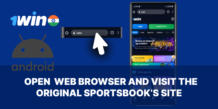 Access the official 1win platform through your browser